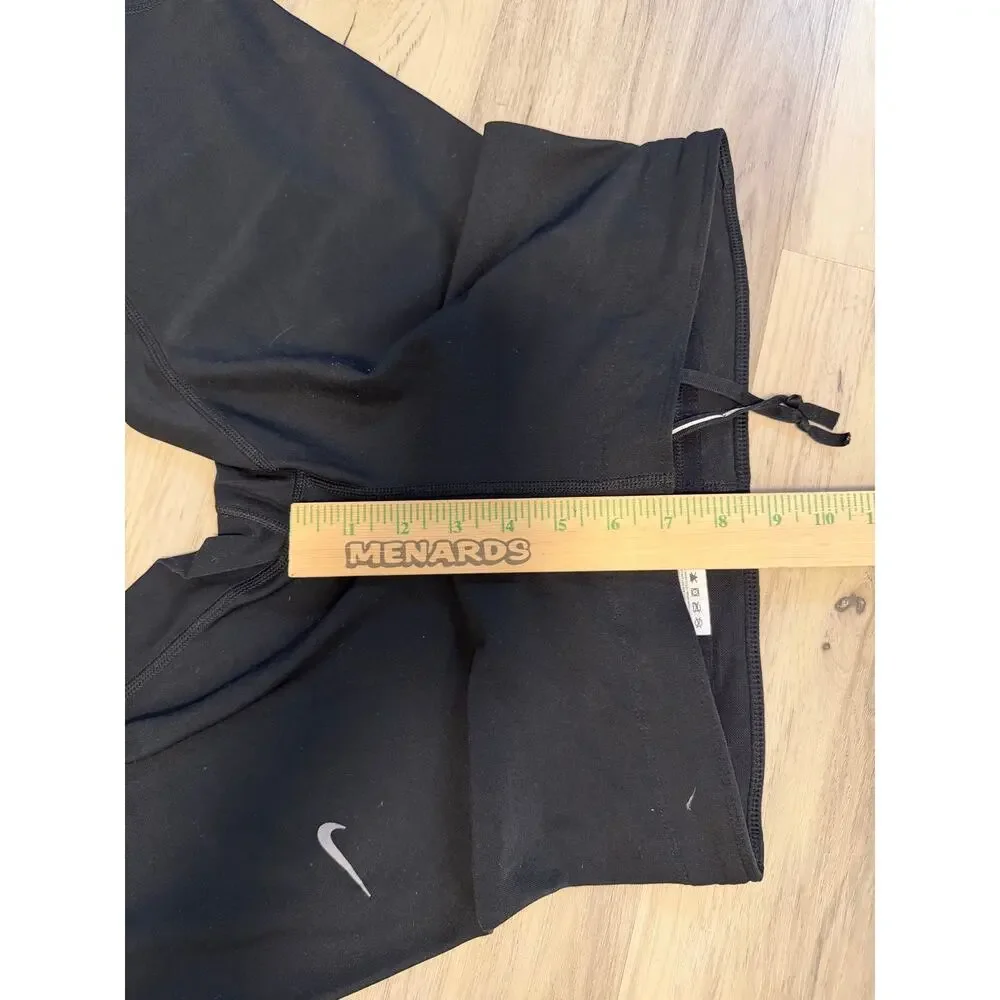Nike Women's Dri-Fit Tech Capris Running Pants Style 695386-010 Size Med Black